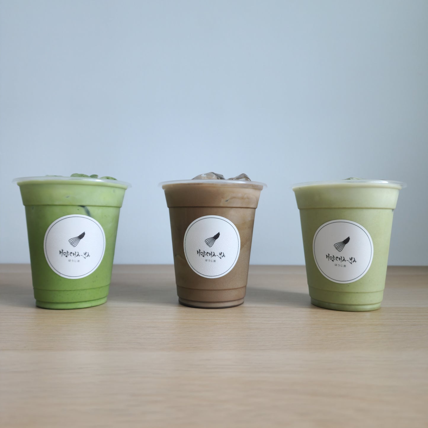 Taste the trio of Iced lattes made with premium Japanese green Tea Powder Trio Bundle in Malaysia