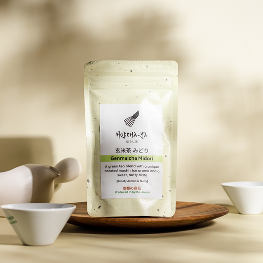 Premium Genmaicha green tea in Malaysia with roasted rice aroma and premium Kyoto green tea blended