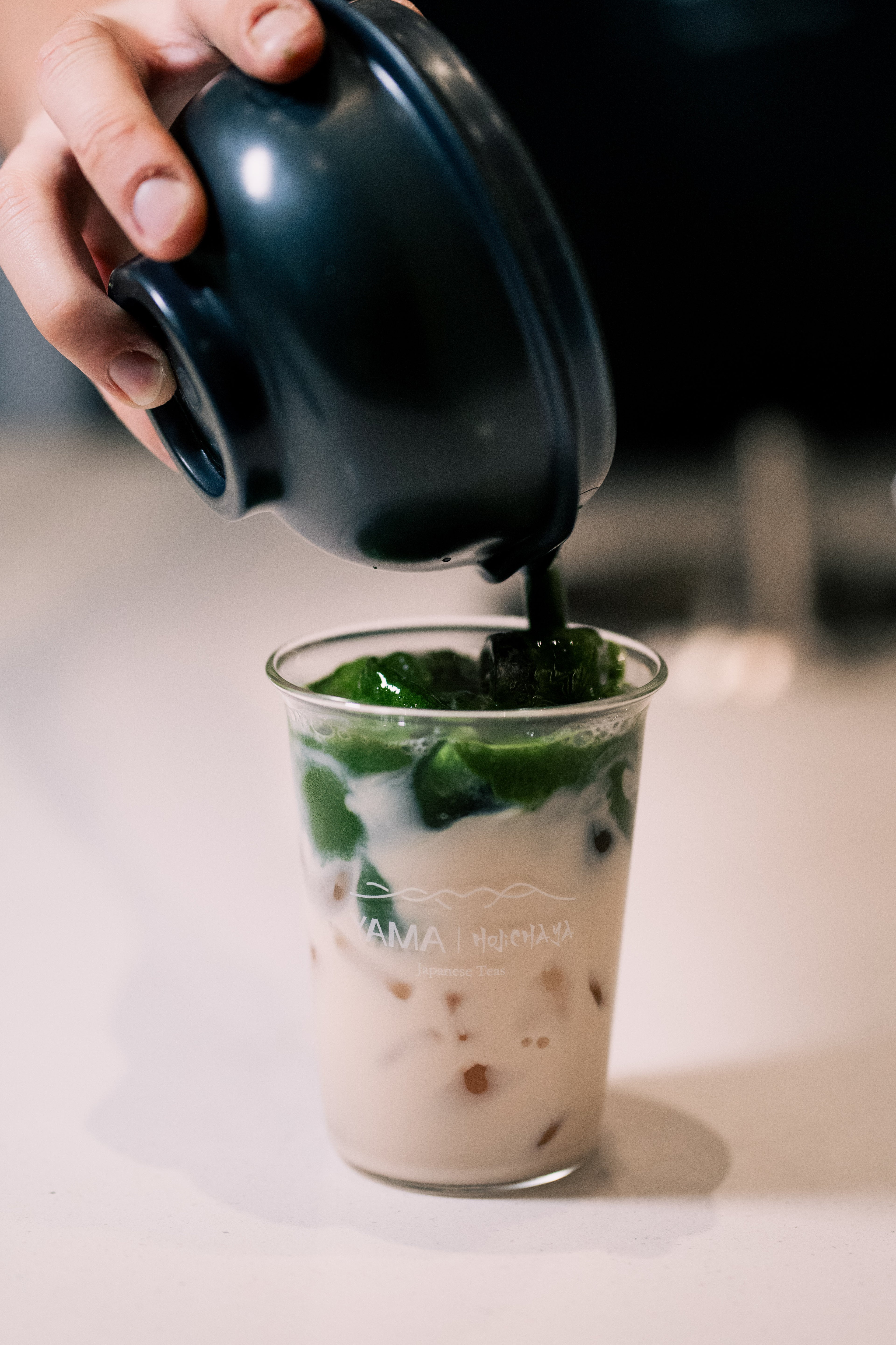 Kitsune Matcha / YAMA Signature Matcha Latte

Cold whisk matcha
YAMA by HojichaYa